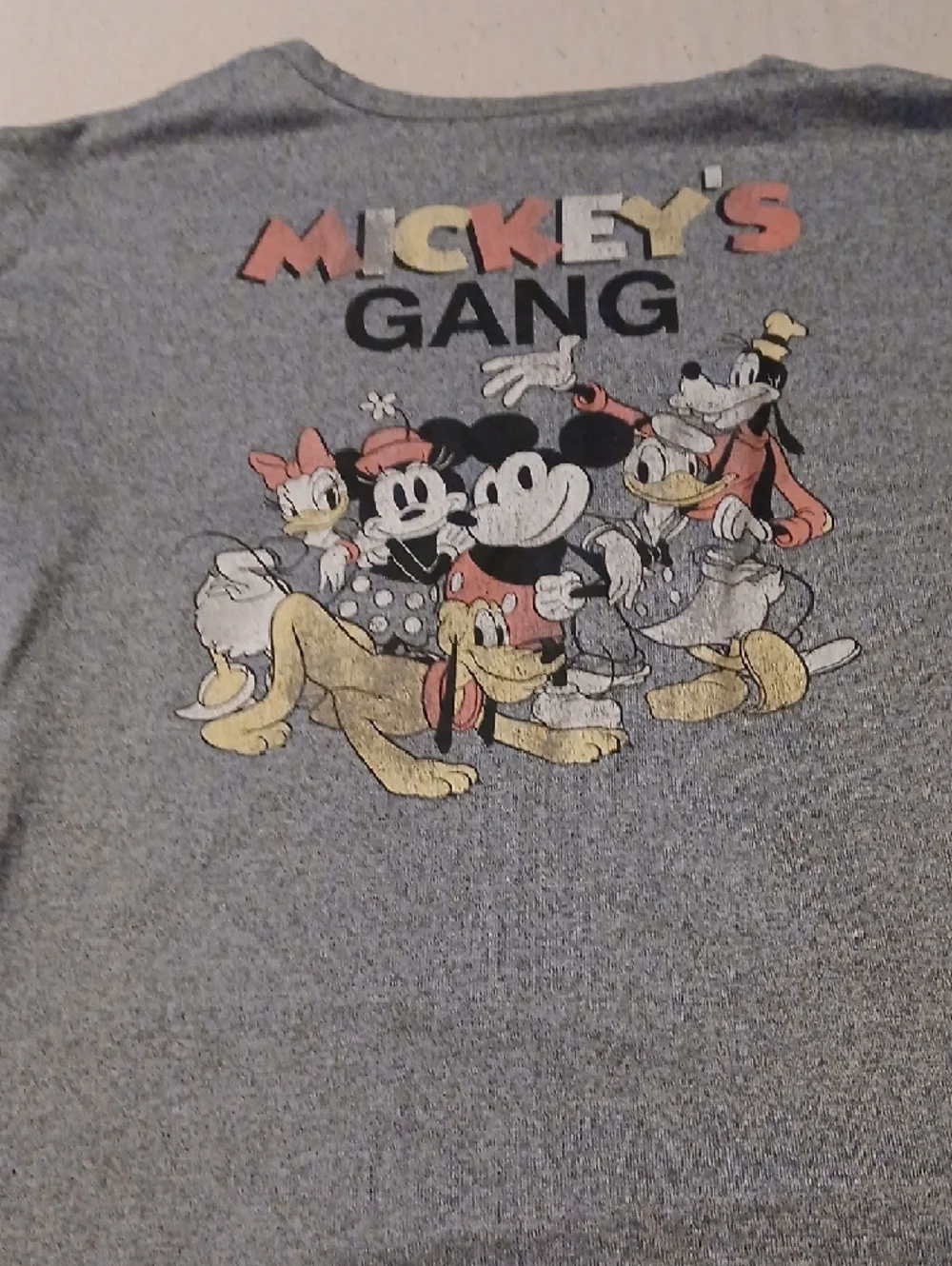 Disney Gray Mickey's Gang Short Sleeve Graphic Tee - Picture 3 of 3